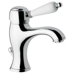 Bateria umywalkowa 17,5 cm Retro stojąca z korkiem automatycznym Emmevi Laguna 40063CR chrom