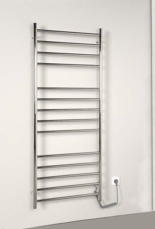 Przejdź do produktu REDONDO elektryczna suszarka na ręczniki, okrągła, 630x1160mm, 130W, stal nierdzewna połysk
