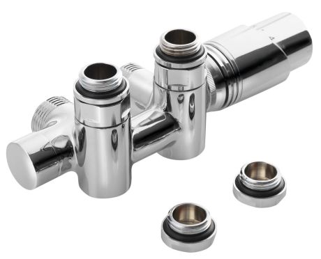 Przejdź do produktu WICHER COMBI zestaw przyłączeniowy zespolony z termostatem, rozstaw 50mm, chrom