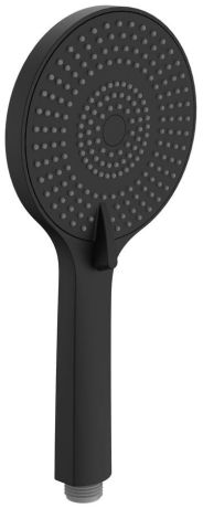 Przejdź do produktu Słuchawka prysznicowa z masażem, 3 tryby, silikonowe dysze, Ø 120 mm, ABS/czarny mat