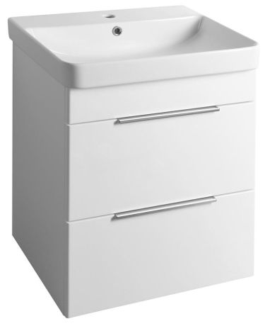 Przejdź do produktu NERON szafka z umywalką ceramiczną 60x48 cm, biały