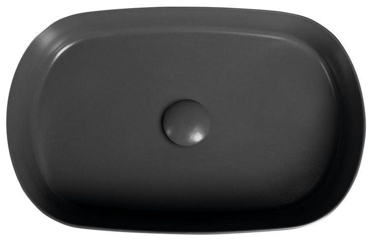 INFINITY OVAL umywalka ceramiczna nablatowa 55x36cm, Maroon Red mat