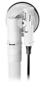 Zestaw odpływowy z korkiem automatycznym, długość 975mm, korek 72mm, złoty szczotkowany