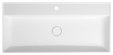 Przejdź do produktu TWIG umywalka kompozytowa z pokrywą odpływu 100x47cm, biały