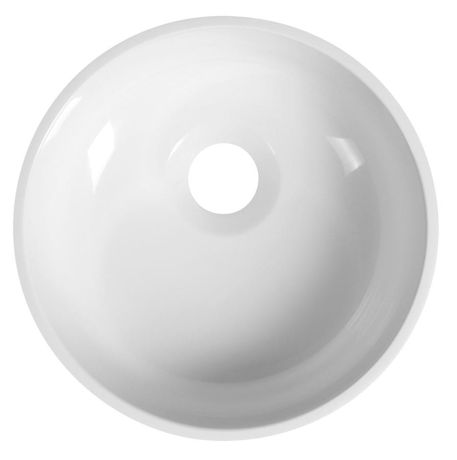 Przejdź do produktu SANNA umywalka kompozytowa nablatowa, okrągła 25cm, biały