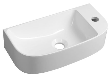 Przejdź do produktu ALGA umywalka kompozytowa 44x22cm, biały