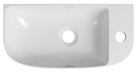 Przejdź do produktu ALGA umywalka kompozytowa 44x22cm, biały