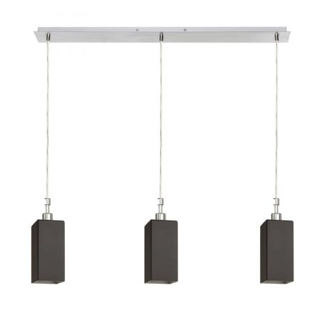 Przejdź do produktu LIZ III 80 wisząca czarna szkło/chrom 230V LED E27 3x15W