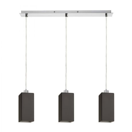 Przejdź do produktu LIZ III 60 wisząca czarna szkło/chrom 230V LED E27 3x15W