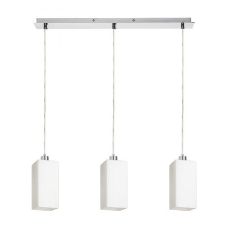 Przejdź do produktu LIZ III 60 wisząca  szkło opalowe/chrom 230V LED E27 3x15W