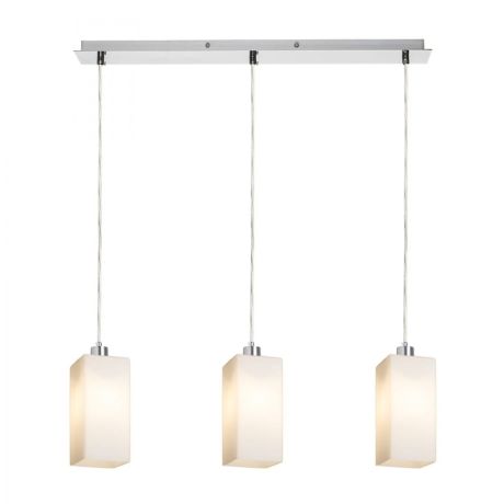 Przejdź do produktu LIZ III 60 wisząca  szkło opalowe/chrom 230V LED E27 3x15W