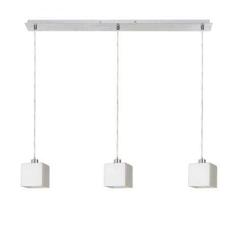 Przejdź do produktu DADOS III 80 wisząca  szkło opalowe/chrom 230V LED E27 3x11W