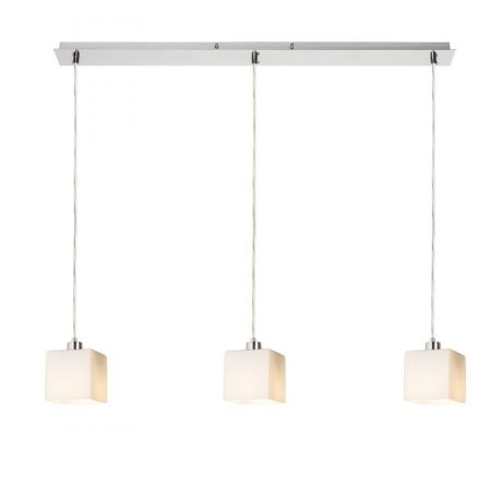 Przejdź do produktu DADOS III 80 wisząca  szkło opalowe/nikiel mat 230V LED E27 3x11W