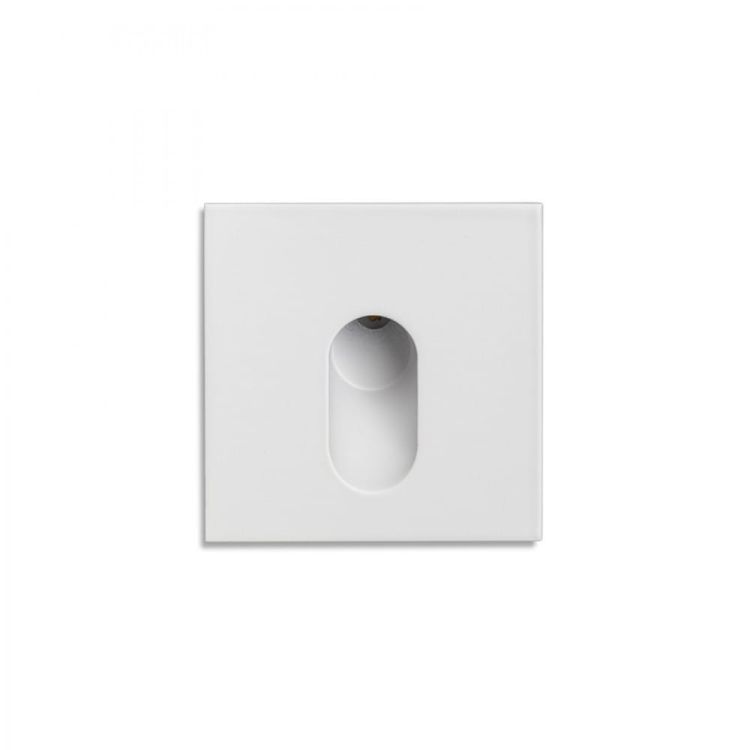 MEMPHIS SQ wpuszczana w ścianę biała 230V LED 3W 60° 3000K