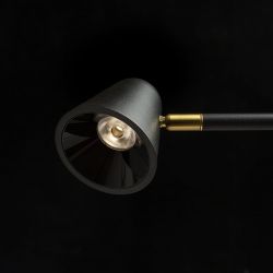 STIG podłogowa czarna  230V LED 8.4W 34°  3000K