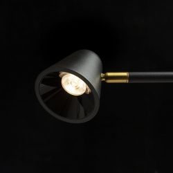 STIG podłogowa czarna  230V LED 8.4W 34°  3000K