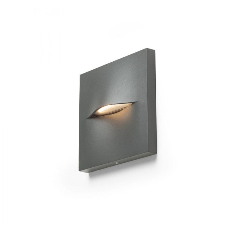 BOBO SQ ścienna antracyt  230V LED 3W IP65  3000K