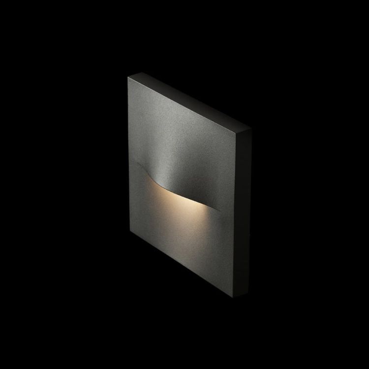 BOBO SQ ścienna antracyt  230V LED 3W IP65  3000K