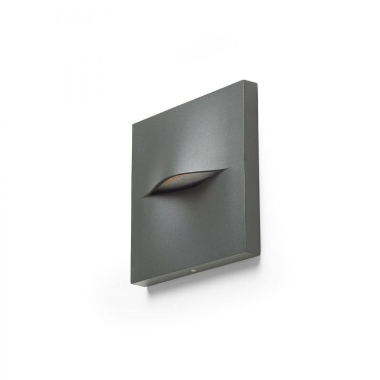 BOBO SQ ścienna antracyt  230V LED 3W IP65  3000K