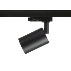 DUDE do 3-faz. szyny czarna 230V LED GU10 9W
