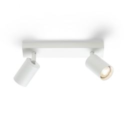 DUDE II natynkowa biała 230V LED GU10 2x9W