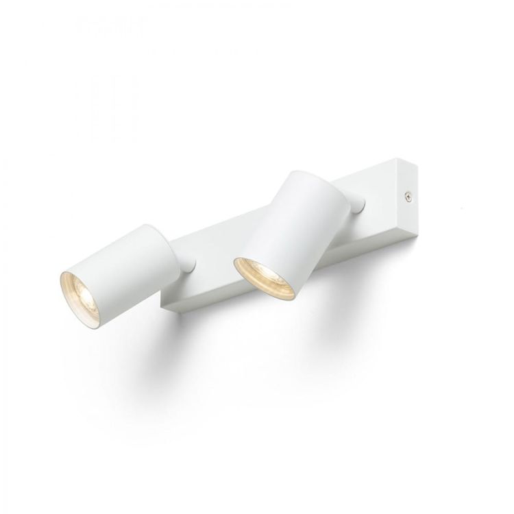 DUDE II natynkowa biała 230V LED GU10 2x9W