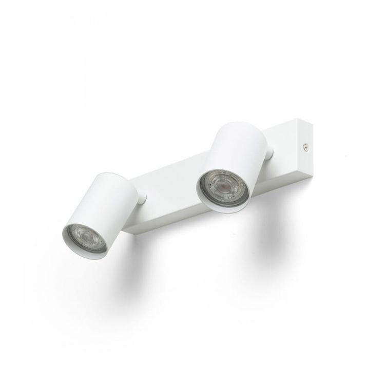 DUDE II natynkowa biała 230V LED GU10 2x9W