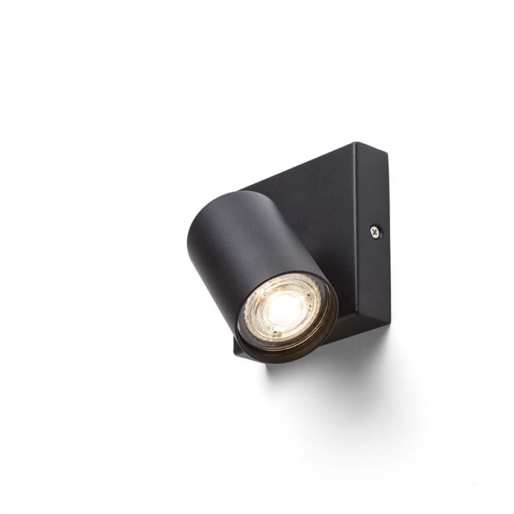 DUDE SQ natynkowa czarna 230V LED GU10 9W