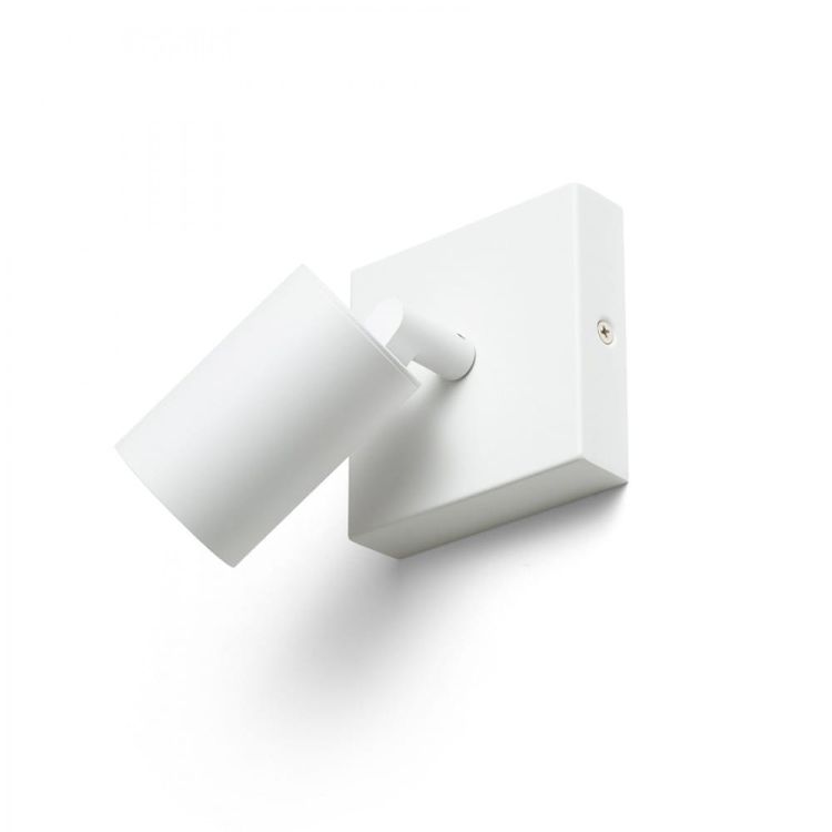 DUDE SQ natynkowa biała 230V LED GU10 9W