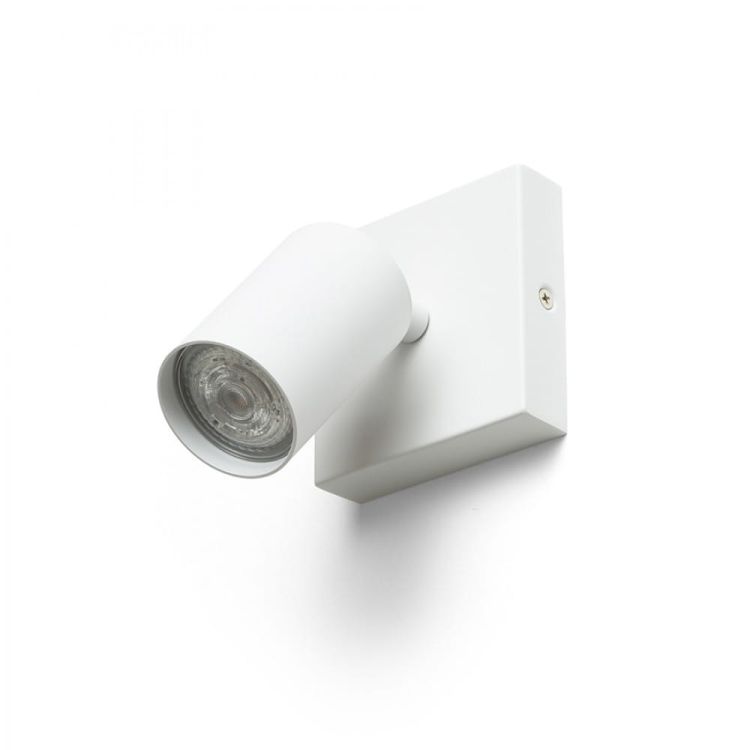 DUDE SQ natynkowa biała 230V LED GU10 9W