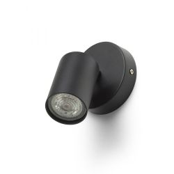 DUDE R natynkowa czarna 230V LED GU10 9W