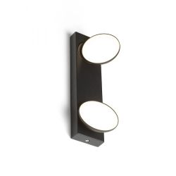 ELISEO II natynkowa czarna  230V LED 2x5W  3000K