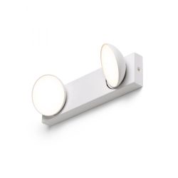 ELISEO II natynkowa biała  230V LED 2x5W  3000K