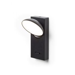 ELISEO ścienna czarna  230V LED 5W  3000K