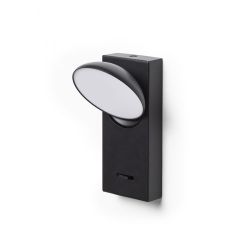 ELISEO ścienna czarna  230V LED 5W  3000K
