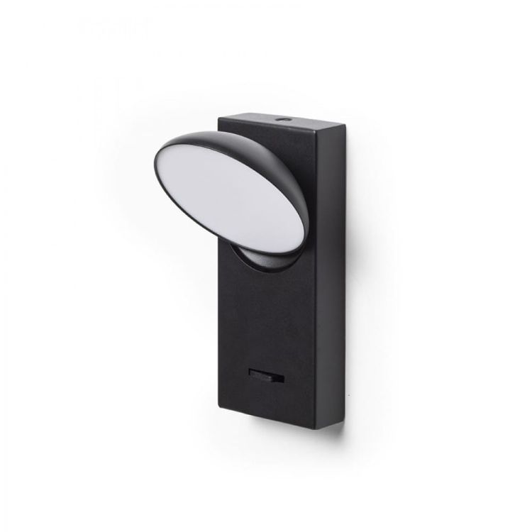 ELISEO ścienna czarna  230V LED 5W  3000K
