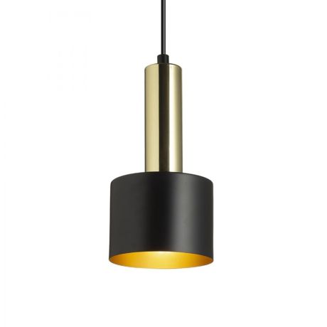 Przejdź do produktu GIULIA 12 wisząca czarna/złoto-brązowa mosiądz 230V LED E27 11W