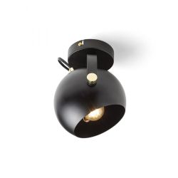 AGNETA natynkowa czarna 230V E27 40W