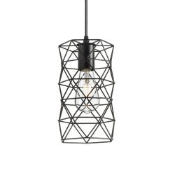 ILUSIA wisząca czarna 230V E27 42W