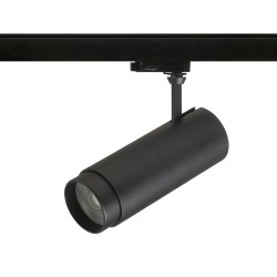 FOCUS 30 DIMM do 3-faz. szyny czarna 230V LED 30W 10 60° 3000K 4000K 5000K