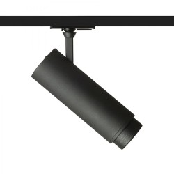 FOCUS 20 DIMM do 1-faz. szyny czarna 230V LED 20W 10 60° 3000K 4000K 5000K