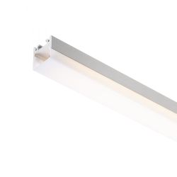 LED PROFILE D natynkowy 1m aluminium/akryl mleczny