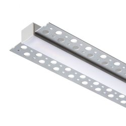 LED PROFILE B wpuszczany 1m  aluminium/akryl mleczny