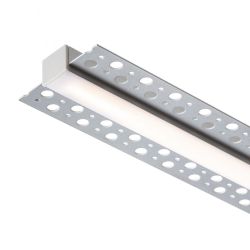 LED PROFILE B wpuszczany 1m  aluminium/akryl mleczny