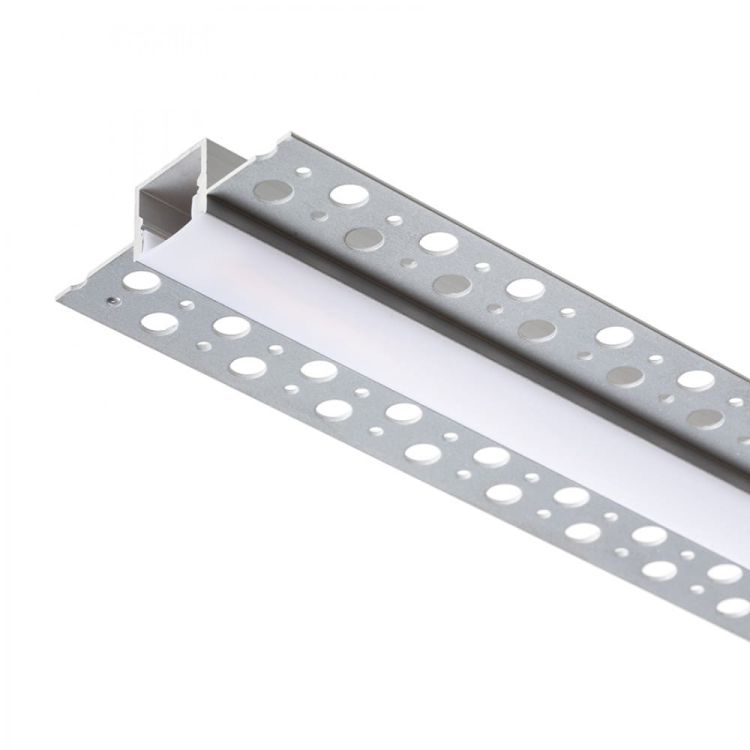 LED PROFILE B wpuszczany 1m  aluminium/akryl mleczny