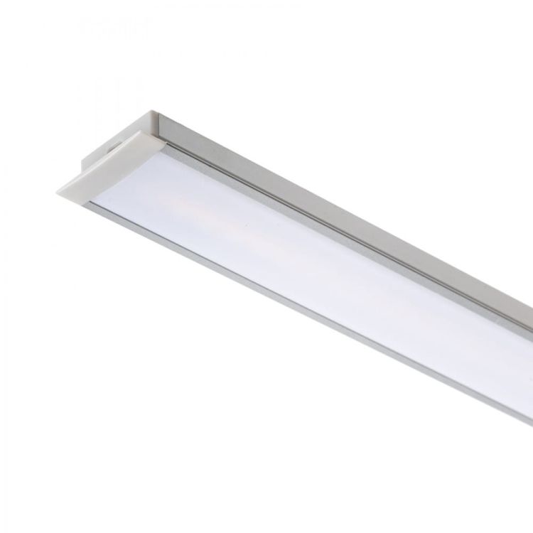 LED PROFILE A wpuszczany 1m  aluminium/akryl mleczny