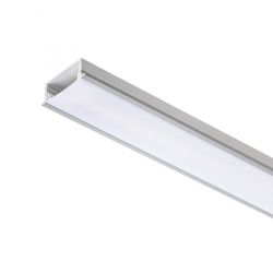 LED PROFILE A wpuszczany 1m  aluminium/akryl mleczny
