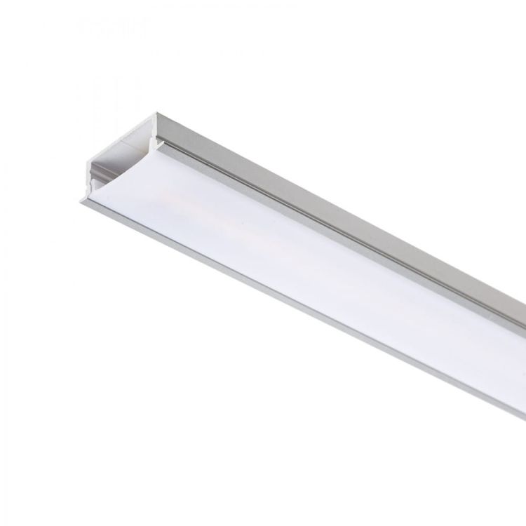LED PROFILE A wpuszczany 1m  aluminium/akryl mleczny