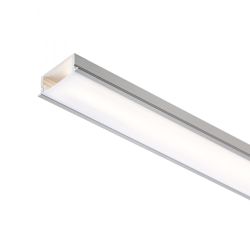 LED PROFILE A wpuszczany 1m  aluminium/akryl mleczny