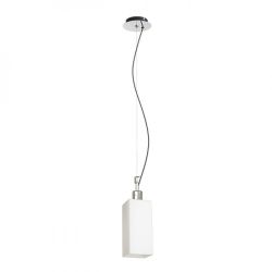LIZ NEW wisząca szkło opalowe/chrom 230V E27 28W